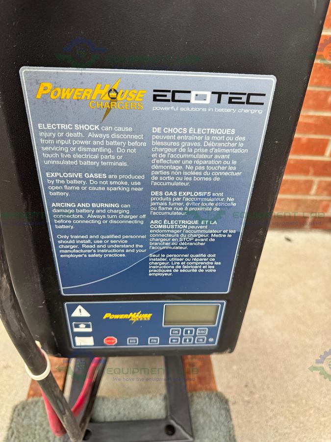 Used Toyota 8FBCU25 Electric Forklift  5000 lbs Capacity 4 Stage Mast w/ Charger