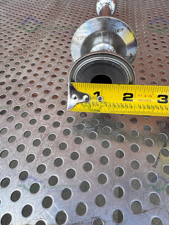 Used Stainless Steel Spray Ball w/ 1.5" to 2.5" Sanitary Fitting