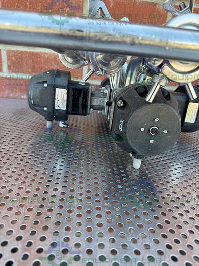 Used 4 ITT Pure Flo Advantage Stainless Steel Diaphragm Valve w/ 1" Sanitary Fitting