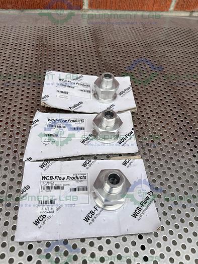 WCB Flow Products 137-3550X 21MP-7 Stainless Steel 1" Sanitary to .75" Fitting