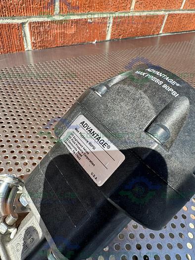 Used 2 ITT Pure Flo Advantage Stainless Steel Diaphragm Valve w/ 1" Sanitary Fittings