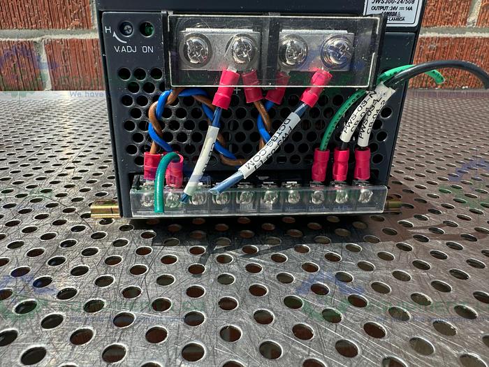 Used Densei Lambda JWS300-24/508 Power Supply 24V, 100-240 VAC, 4.4A