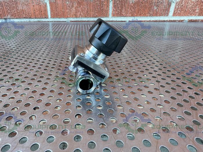 Used Aqua Seal 6155535 Diaphragm Valve w/ 3/4" Sanitary Fitting