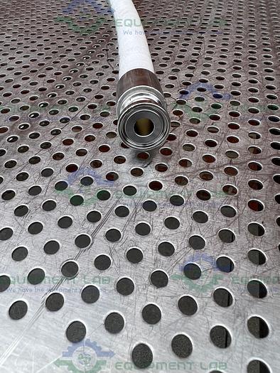 Used Advanta Pure  APSM-P-0500 34" Silicone Hose w/ 1/2 " Sanitary Fitting