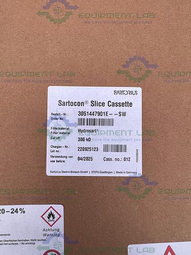 Used Sartorius 3051447901E - - SW Sartocon Slice Cassette 300 kD
