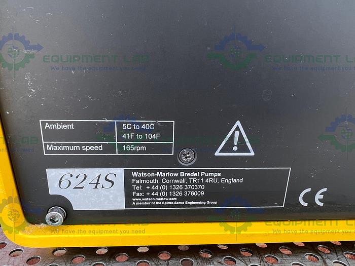 Used Watson Marlow 624S IP 55 Laboratory Washdown Peristaltic Pump 165 RPM