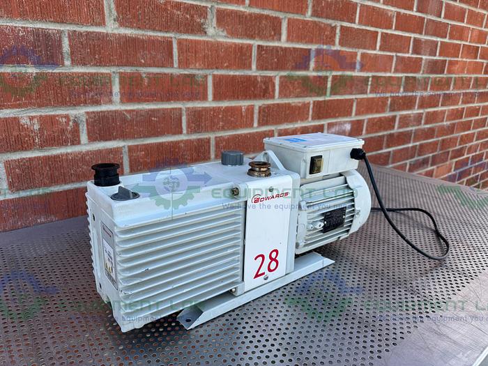 for parts or not working Edwards  E2M28 Rotary Vacuum Pump 21 CFM 220/240V