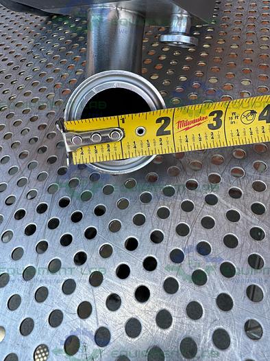 Used 4 ITT Pure Flo Stainless Steel Diaphragm Valve w/ 1/2" - 1 1/2 Sanitary Fittings