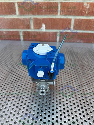 Used Compact H2O SR-2CR 1/90 Quarter Turn Actuator w/ SVF Ball Valve 1/2"