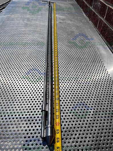 Used Stainless Steel Pointed-Plunger Lance Sampler Probe w/ 64" Rod