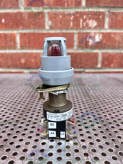Used Allen-Bradley 800H-QPT24 Series C Illuminated Push Button Switch 24V
