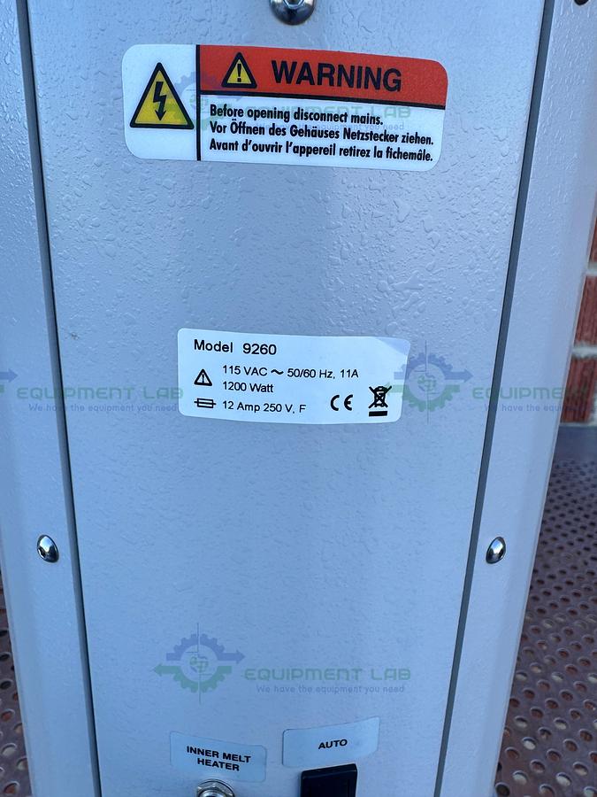 Used Fluke 9260 Mini Fixed Point Cell Furnace 50 °C to 660 °C, 1200 Watts, 115 VAC