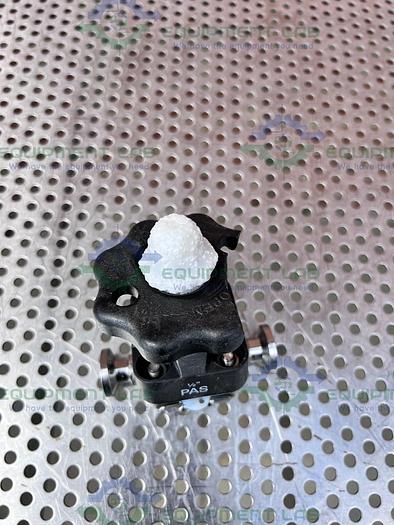 Used ITT Pure Flo .5-F-419-9-4-TM-CWP150 Diaphragm Valve w/ 1/2" Sanitary Fitting
