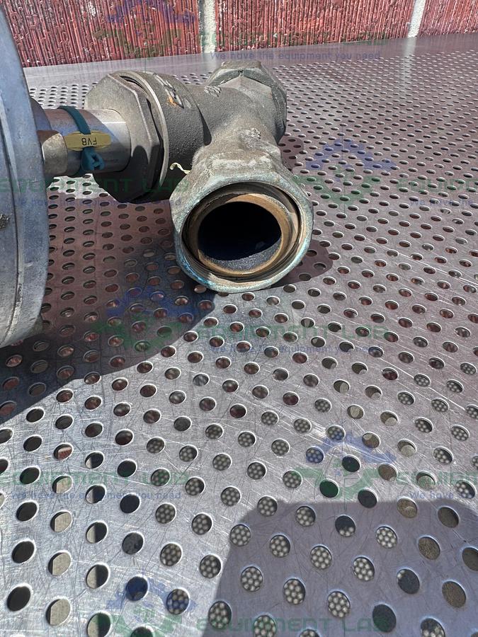 Used Gemu 514/40/D195 Pneumatic Angle Seat Valve, PST 4-10 180°C w/ 1 1/2" Fitting