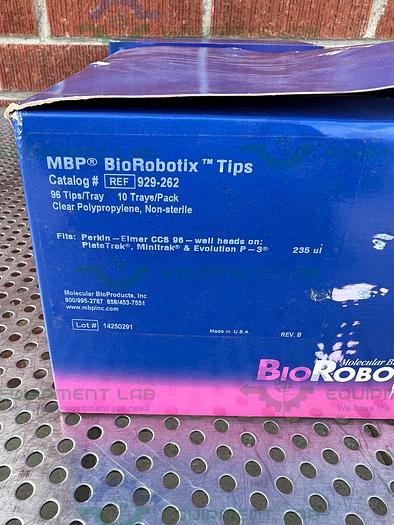 Lot of 14 - MBP BioRobotix 929-262 Pipette Tips 235 uL