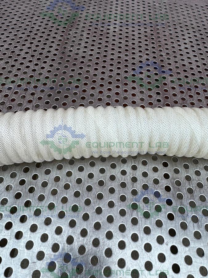 Used Sani Tech STHT-W-CO Flexible Silicone Hose 45" w/ 2" Sanitary Fitting