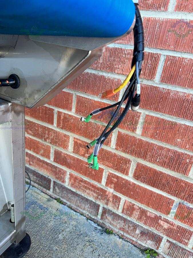 Used Redemac Stainless Steel Dual Conveyor Packaging Machine w/ Optel PharmaProof