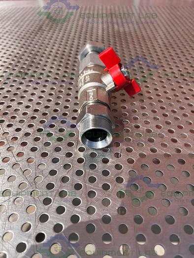 Chemglass  CG-1969-M-26 M30 Stainless Steel Ball Valve Male to Female 3/4"