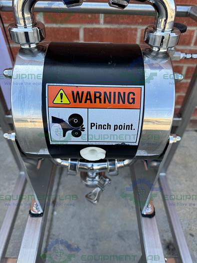 Used Almatec Bioecor B32BN-T-2-X98 Diaphragm Pump 100 PSIG w/ Cart