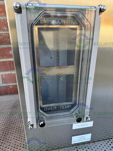 Used Hoffman Stainless Steel Standard Enclosure 17.5" x 11" x 22" w/ Heat Sink