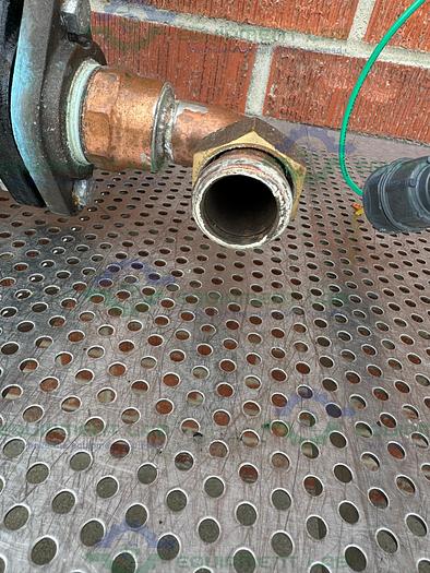 Used Grundfos TP 40-160/2 U-G-Z-Bube Inline Pump w/ Baldor .75 HP Motor