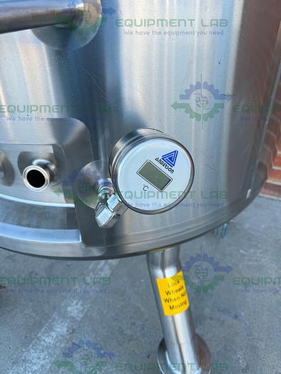 Used Feldmeier Equipment 450 Liter Stainless Steel Jacketed Reactor 120 FV PSI