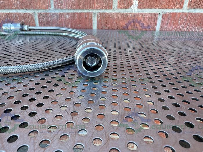 Used Stainless Steel 66" Flexible Braided Hose w/ Quick Release Fitting