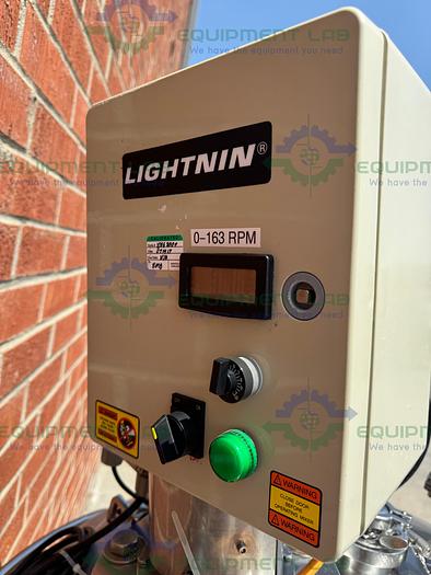 Used Precision 250 Liter Stainless Steel Jacketed Reactor 45 PSI w/ Lightnin Mixer.