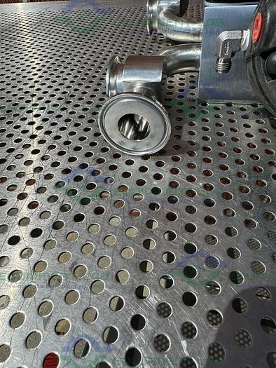 Used 3 ITT Pure Flo Advantage Stainless Steel Diaphragm Valve w/ 1" Sanitary Fittings