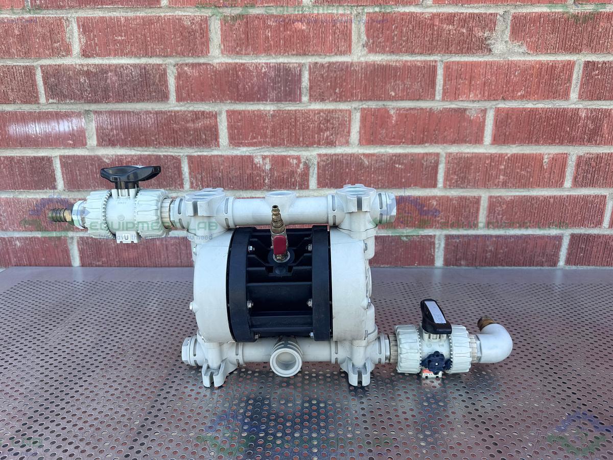 Used Debem IB81-P-HTTPV Air Operated Double Diaphragm Pump 1" Fitting