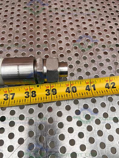 Used Sani Tech 35" GR-FDA Hose w/ Swagelok Quick Connect Stainless Steel Fitting