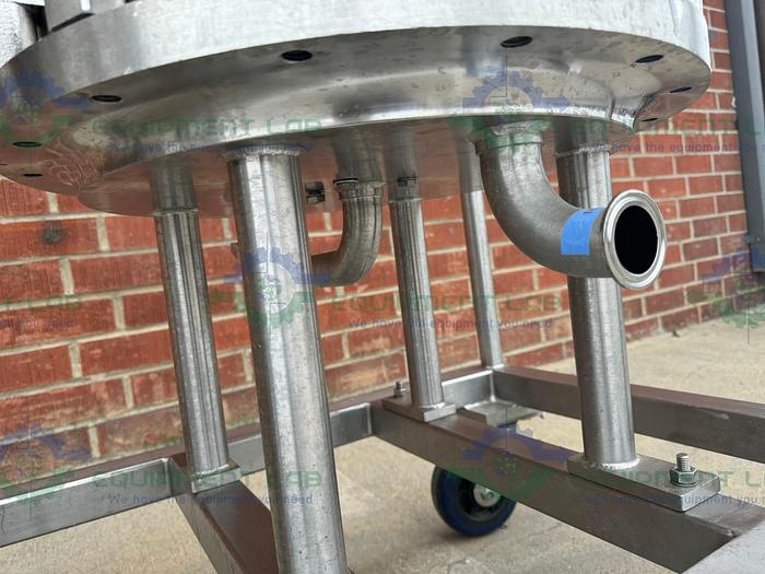 Used 2 Allegheny Stainless Steel Stack Disk Filter Housing 150 FV/PSIG on Casters