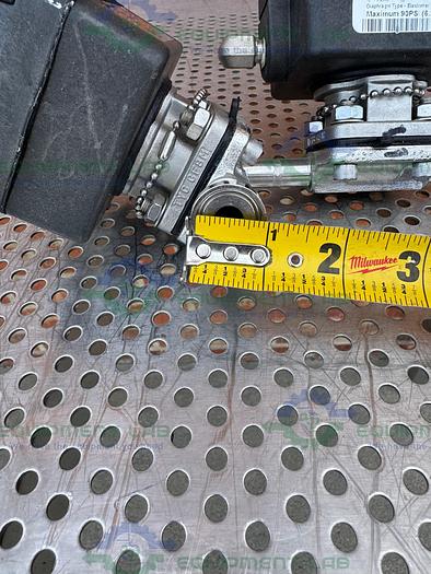 Used Lot of 2- ITT Pure Flo .5-316L- RA20MAX Diaphragm Valve  w/1/2" Sanitary Fitting