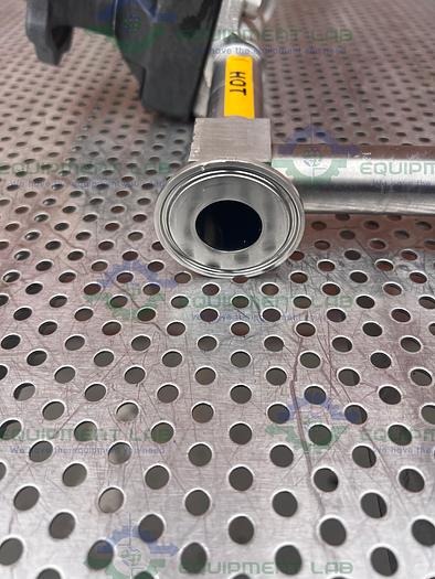 Used ITT Pure Flo 1-316L-SFV5-CWP150 3 -Way Diaphragm Valve w/ 1" Sanitary Fitting