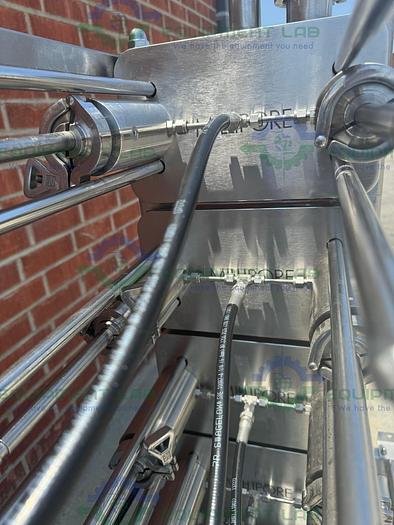 Used Millipore Stainless Steel Hydraulic Pellicon CUF-8 Filter Skid