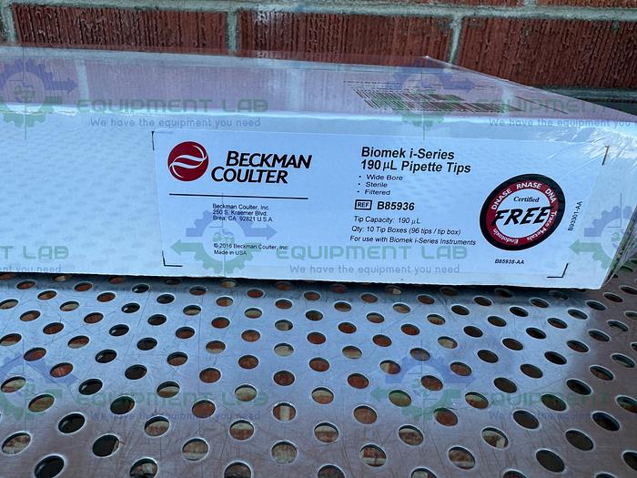 Beckman  B85936 Biomek i-Series Tips 190µL Sterile Filtered Wide Bore