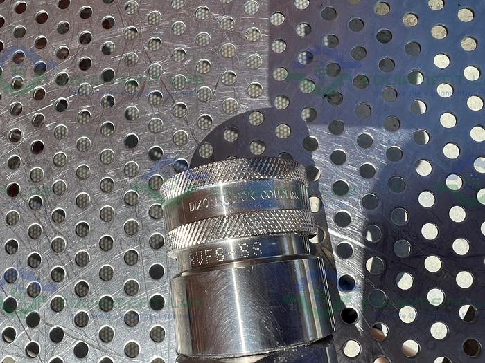 Used Huber  Insulated Chiller Hose 54" w/ Dixon FS-8VF8-SS 1" Quick Disconnect