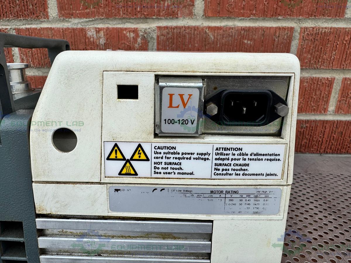 Used Adixen Unknown Model Rotary Vane Vacuum Pump 220/240V