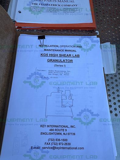 Used Fitzpatrick L1A Stainless Steel Fitzmill Comminutor / Granulator 220V