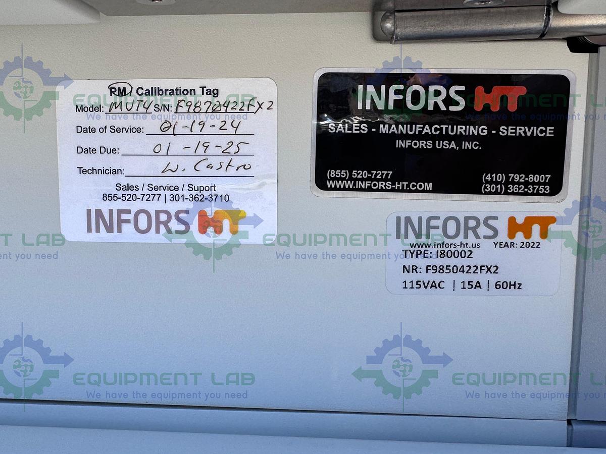 Used Infors HT I8000A Triple Stacked Incubator Shaker 65°C w/ CO2 and Humidity, MFG 2022