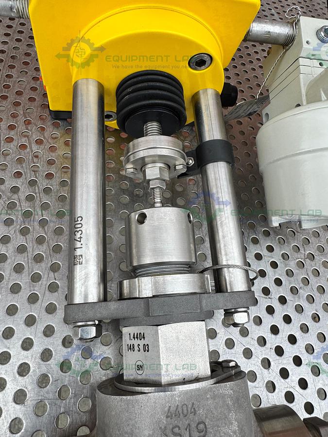 Used Kammer Valves 185037 Pneumatic Valve w/ ABB TEIP 11 I/P-Umformer/Converter
