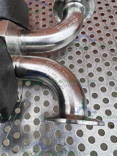 Used ITT Pure Flo 1-316L-RA20MAX 3 - Way Diaphragm Valve w/ 1" Sanitary Fitting