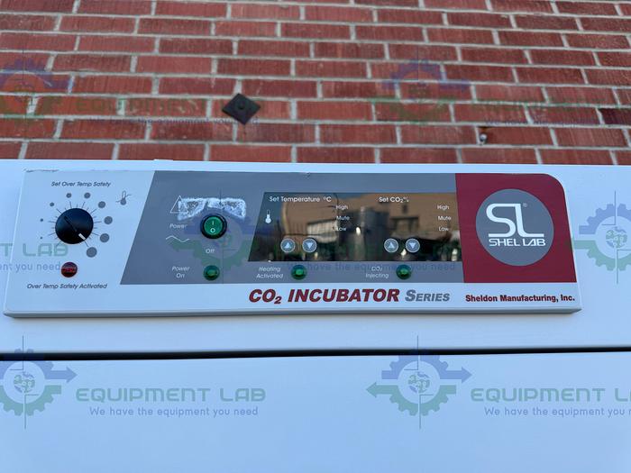 Used SHEL LAB  2428 CO2 Air Jacketed Incubator, 28 Cu.Ft. 120V, 60°C