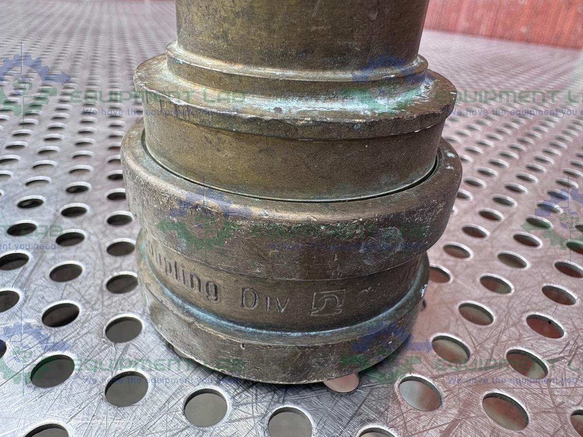 Used Unbranded Stainless Steel Braided Hose 130" w/ Quick Connect Fitting