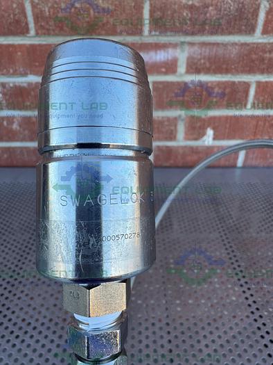 Used Stainless Steel 66" Flexible Braided Hose w/ Quick Release Fitting