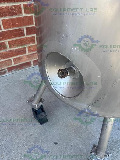 Used Letsch 260 Liter Jacketed Stainless Steel Reactor w/ 3/4 HP Bottom Mixer