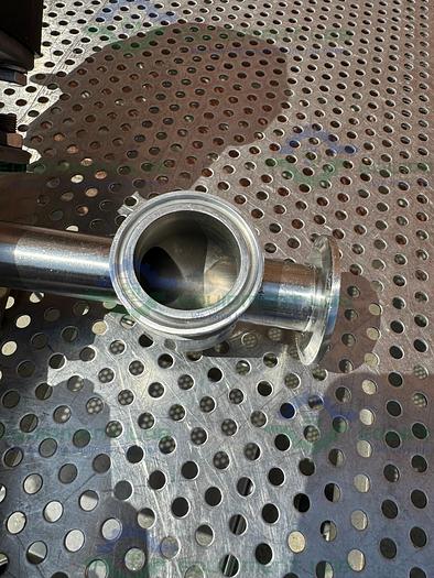 Used 2 ITT Pure Flo Advantage Stainless Steel Diaphragm Valve w/ 1" Sanitary Fittings