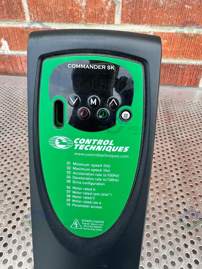 Used Control Techniques Commander SK SKC3400400 AC Drive 4.0 kW, 11.9 A