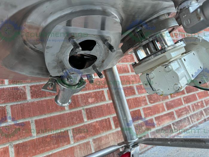 Used Precision Stainless 450 Liter Stainless Steel Jacketed Reactor 45 PSI