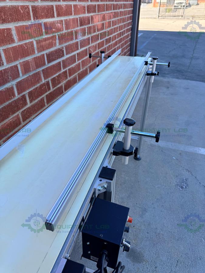 Used MK Technology Group Belt Conveyor 72" x 12" w/ Bodine 1/8 1/4 HP Motor